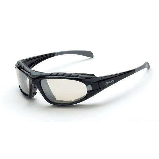 Crossfire Diamondback Clear Foam Lined Safety Glasses2724AF