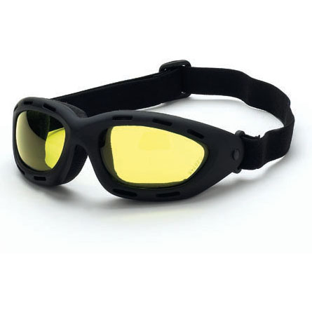 Crossfire Element Yellow Foam Lined Safety Goggles