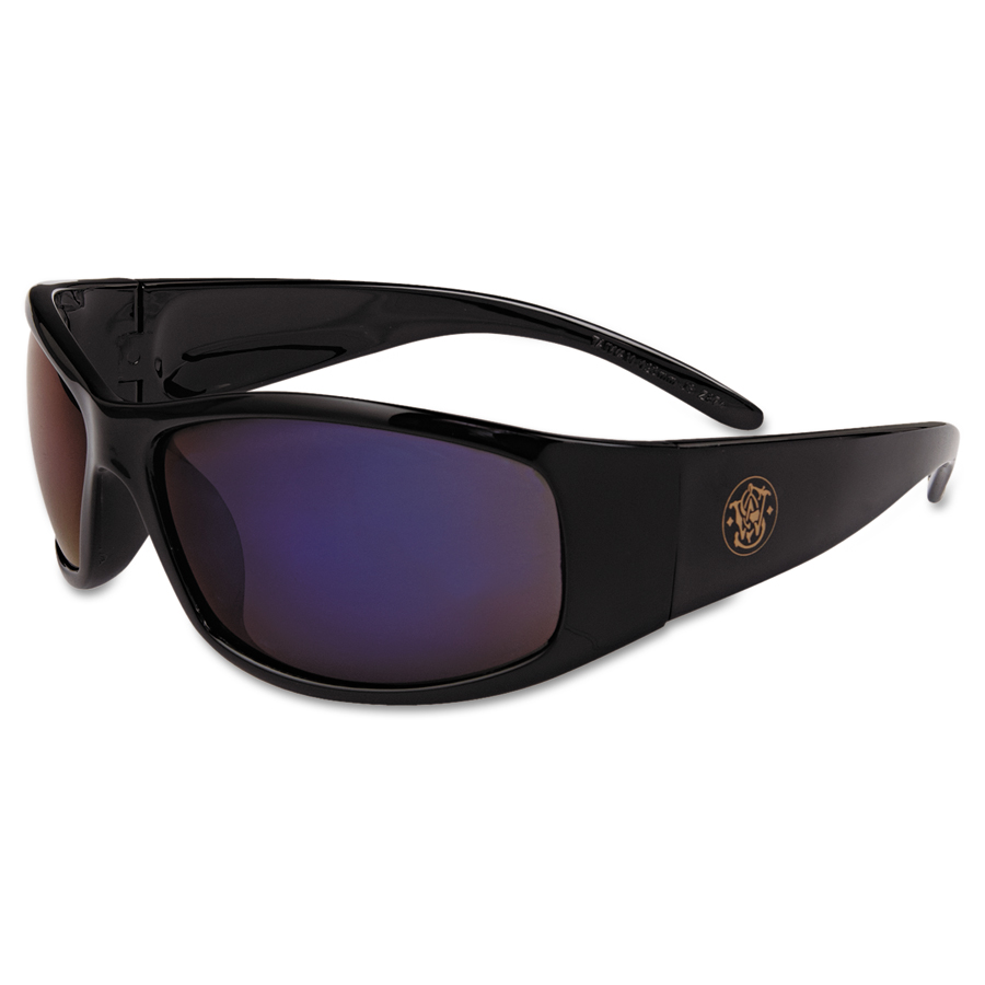 Smith and Wesson Elite Blue Mirror Safety Glasses